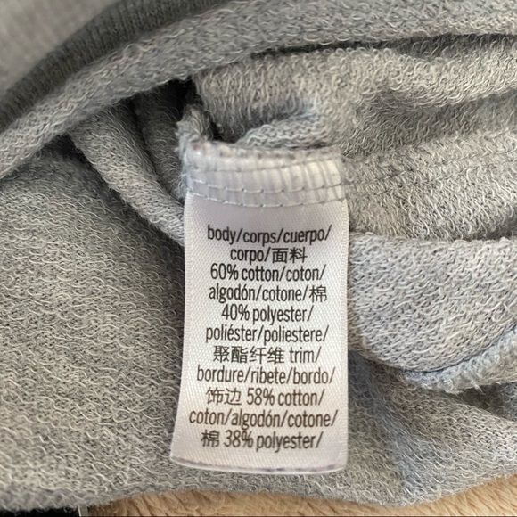 VICTORIA SECRET SPORT GREY ZIP UP SWEATSHIRT - Picture 9 of 10